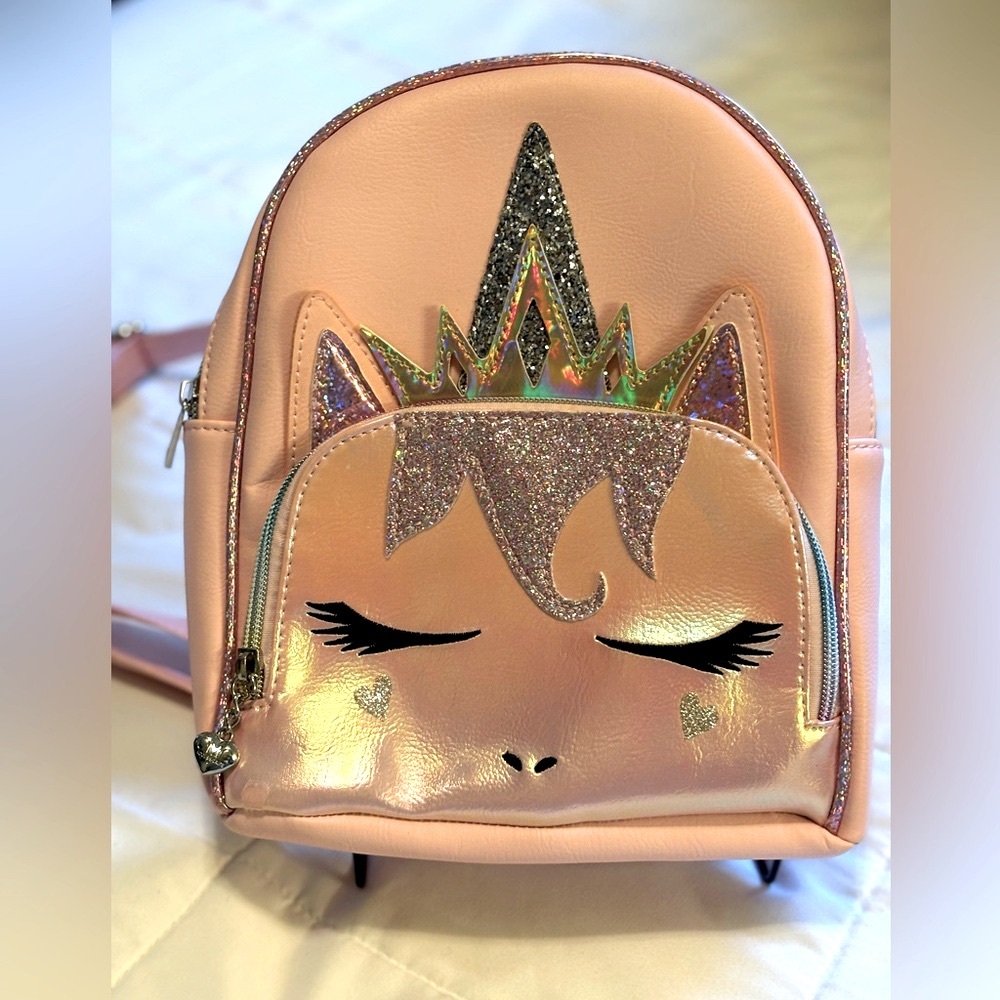 OMG Pink Unicorn mini Backpack NWT